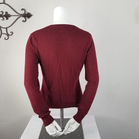 Merona Cotton‎ Blend Button Front Sweater - Picture 3 of 8